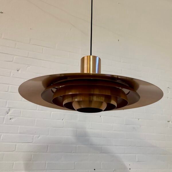 P700 copper pendant light designed by Preben Fabricius & Jørgen Kastholm - Image 4